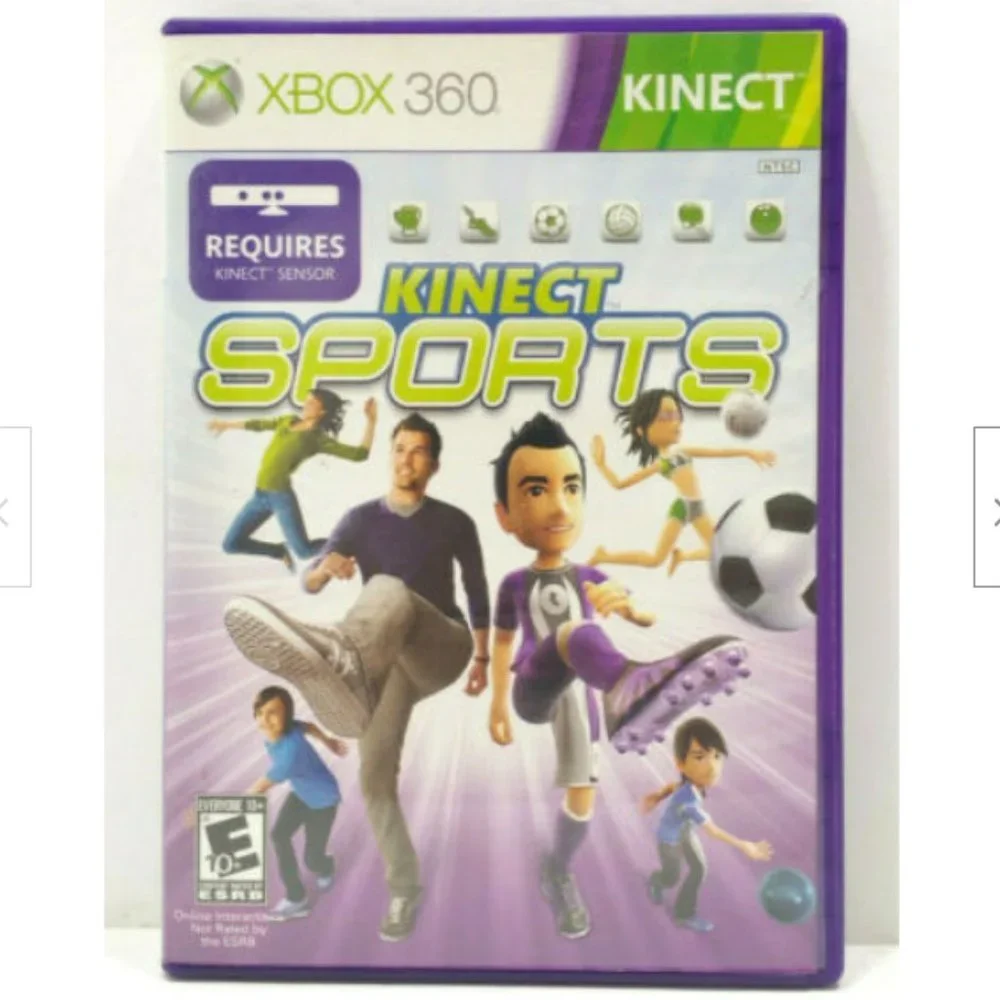 Kinect Sports (Microsoft Xbox 360, 2010) Video Game 5035E1M